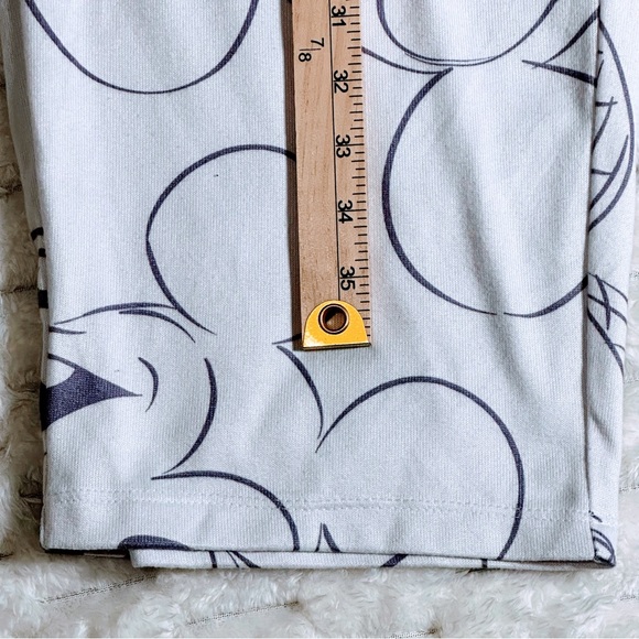 Disney Women’s Pajama Bottoms - White with Black Mickey Mouse Design - Picture 7 of 12